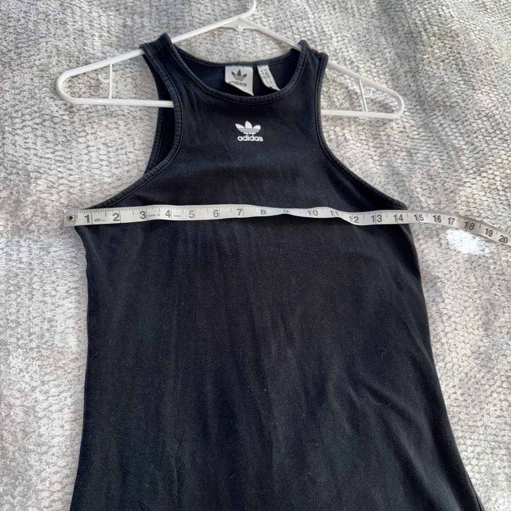 Adidas Black High Neck Racerback Sleeveless Mini Dress - Picture 7 of 7